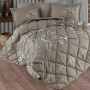 Евроодеяло стеганое 195x215 Ranforce Mohana Bej Турция антиаллергенное в Leron - фото 1